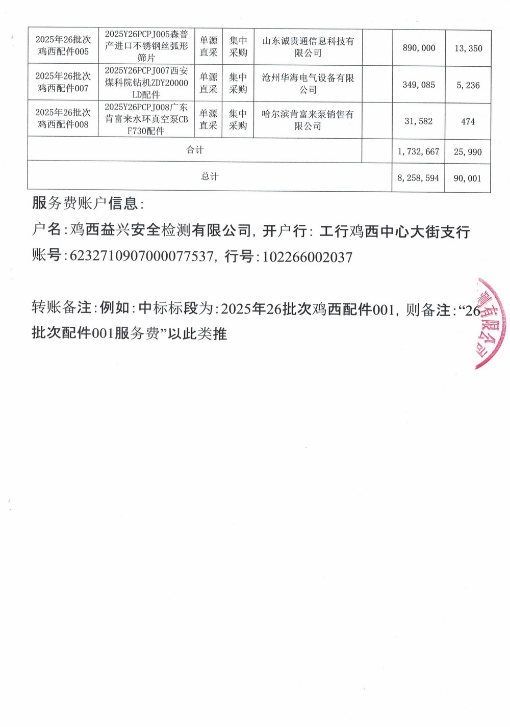 黑龙江龙煤鸡西矿业公司2025年25、26批次材料物资采购项目中标公示_03.jpg